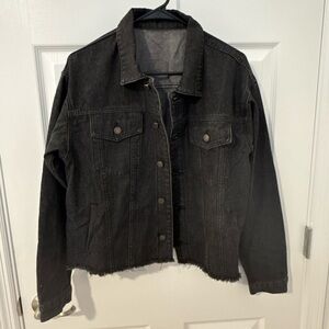 Women’s Brand New Black Denim Jacket